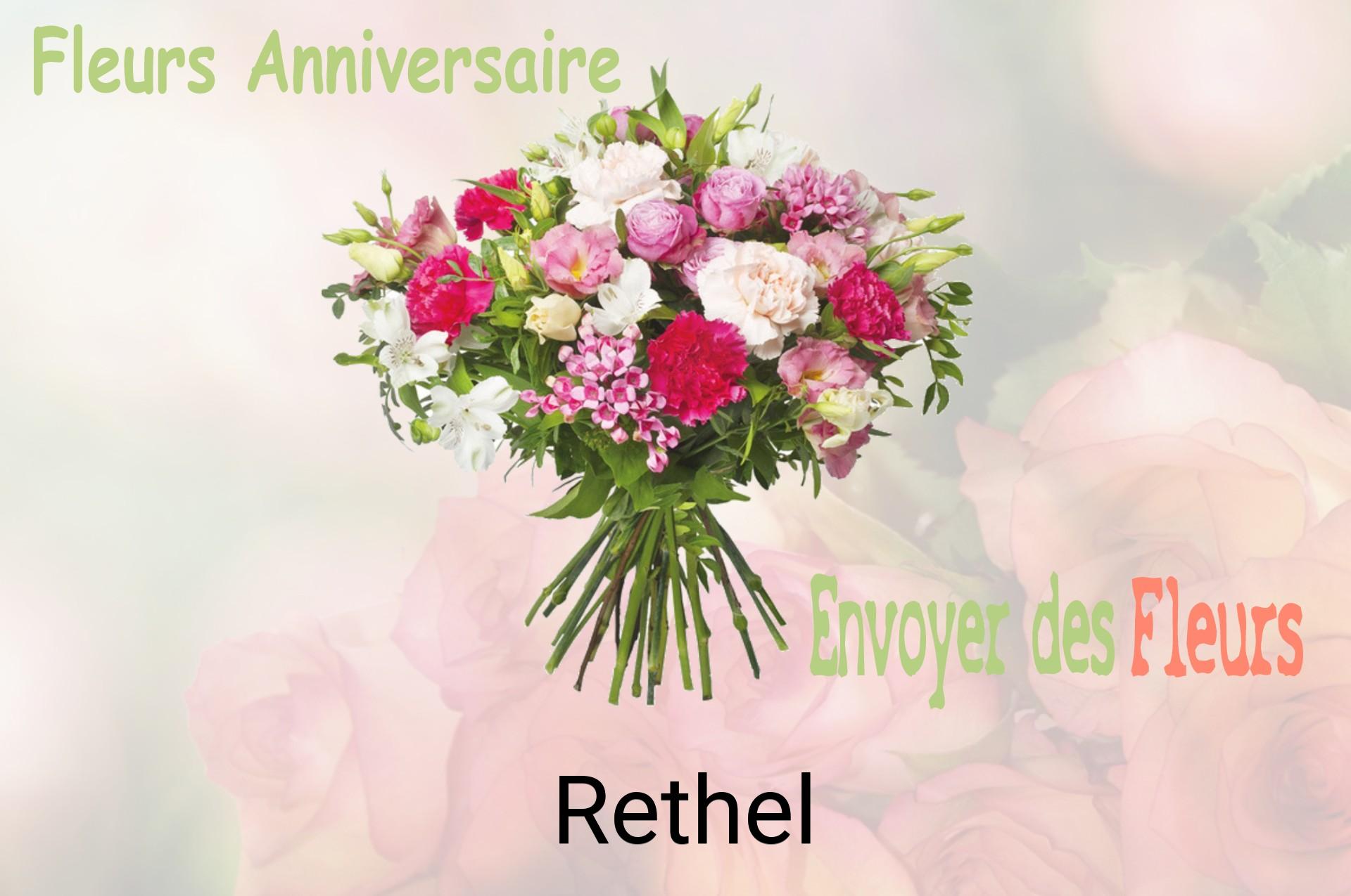 Bouquet de fleurs d’anniversaire livré à Rethel