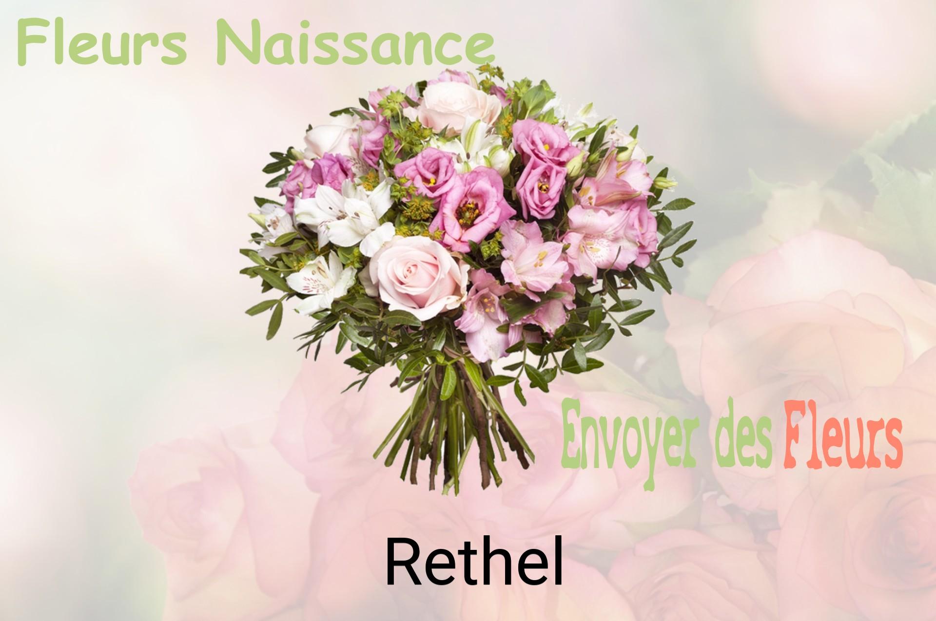 Bouquet de fleurs de naissance livré à Rethel